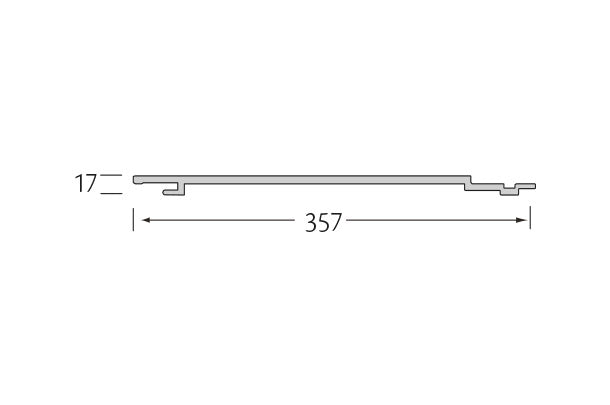 Kerrafront Trend gevelpaneel 318 mm structuur