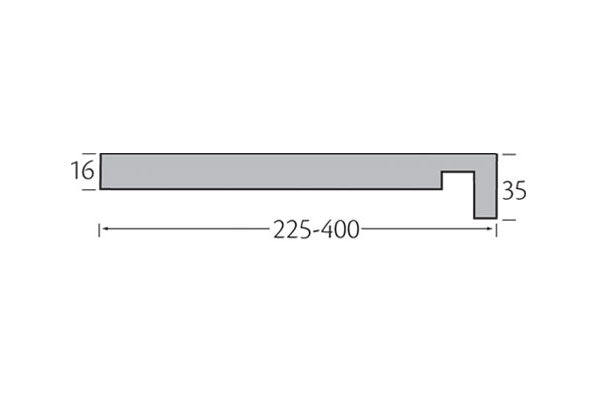 Milexx Volschuim big board 395x16 mm