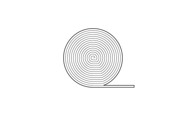 Milyt PE tape 3x12 mm rol a 25 mtr