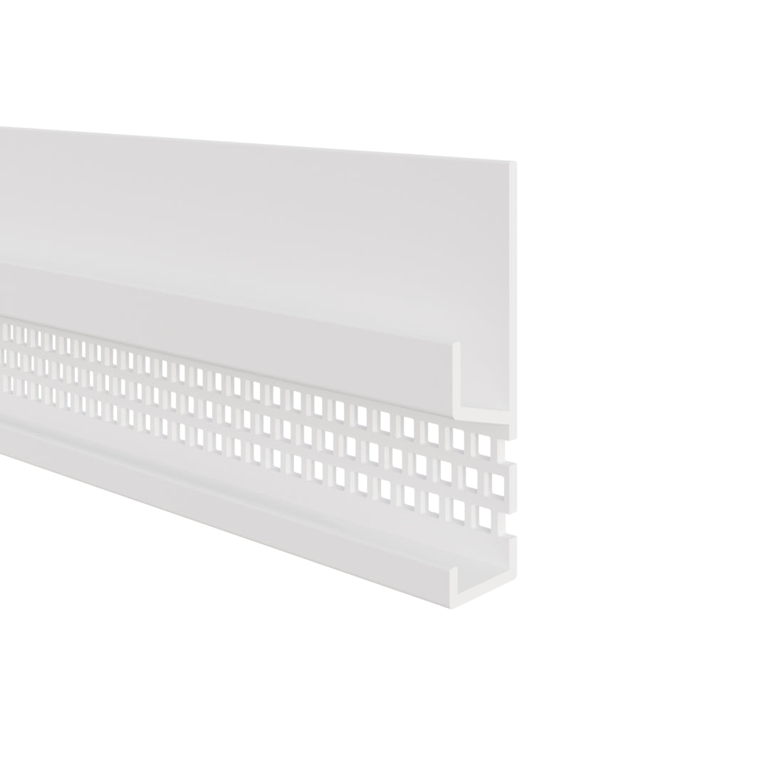 Ventilatie afsluitprofiel 65x17 mm