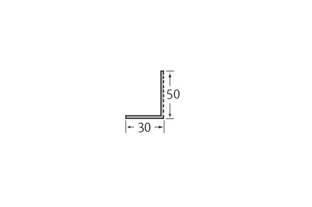 Ventilatieprofiel 30x50 mm