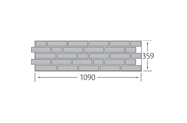 Zierer steenstrip 1096 x 359 mm wildverband