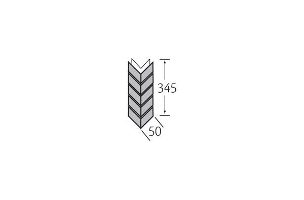 Zierer hoekstuk 359 mm wildverband