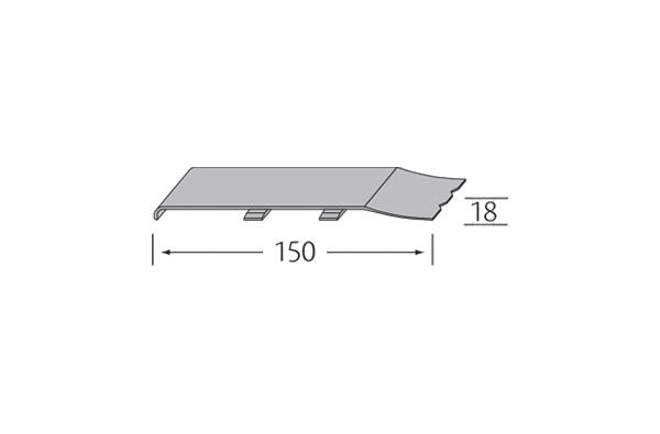 VinyPlus rondkant stootvoegverbinding