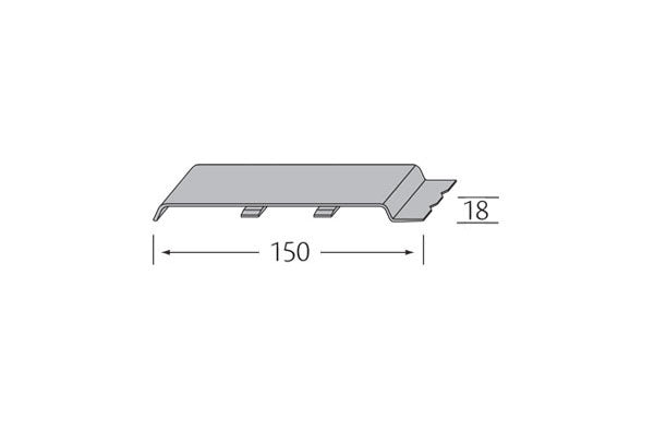 VinyPlus rondkant stootvoegverbinding