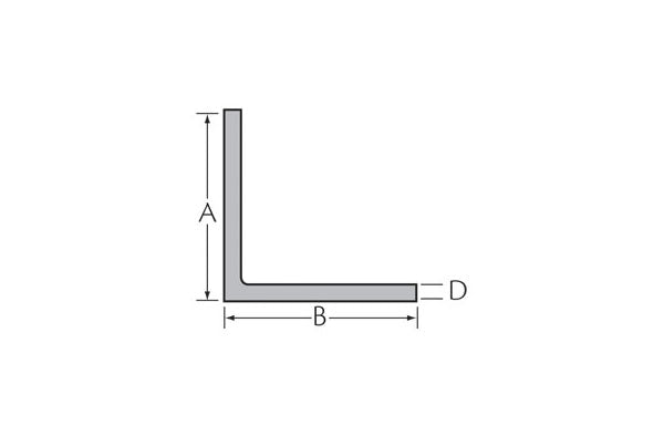 Hoekprofiel 20x20x2 mm