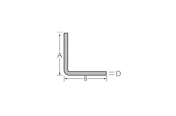 Hoekprofiel 50x50x2 mm