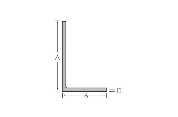 Hoekprofiel 80x50x3 mm
