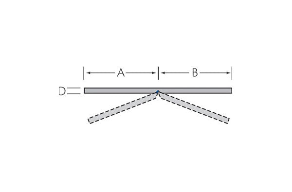 Vouwhoekprofiel 45x45x3 mm