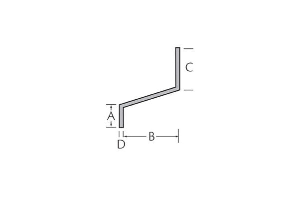 Z-profiel 20x20x35x3 mm