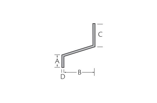 Z-profiel 20x25x25x3 mm