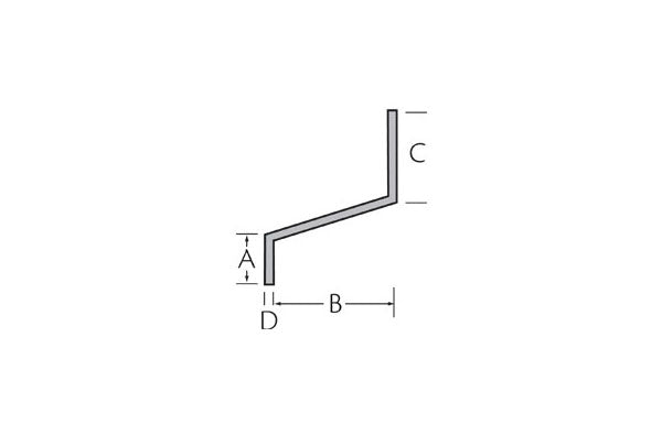 Z-profiel 20x60x20x3 mm
