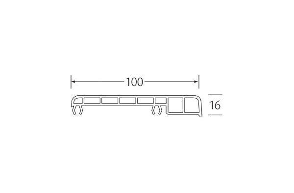 Koplat 100 mm