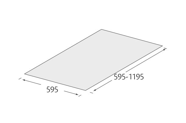Wonderboard plafondtegel 1195x595x3 mm