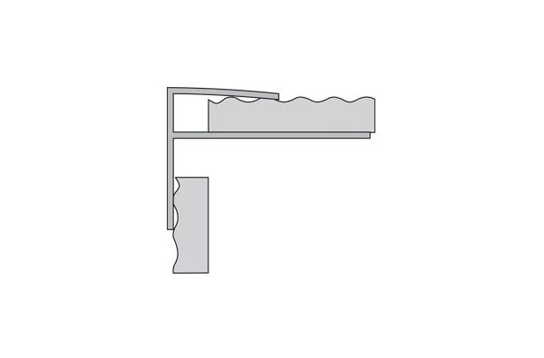 Buitenhoekprofiel 2,3 mm inwendig