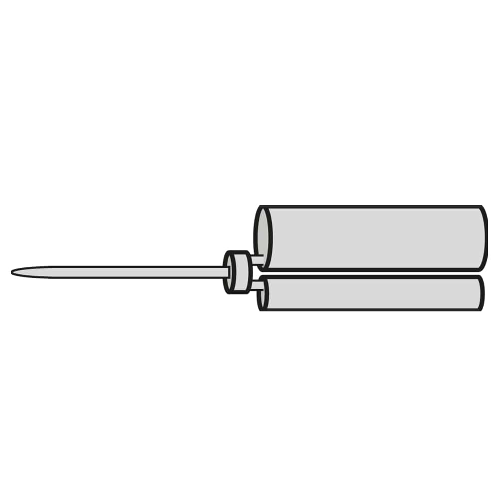 Spuitkop (tbv 2-comp voeg)