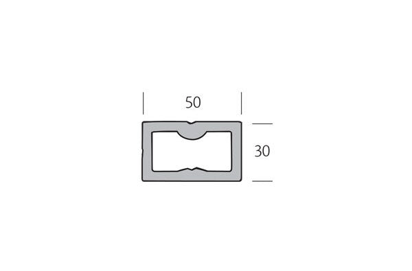 ThomDeck bevestigingsprofiel 50x30 mm