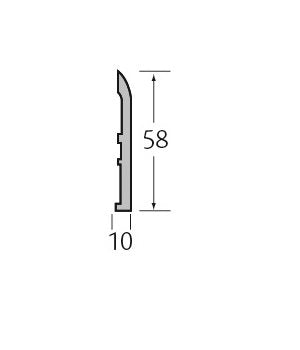 ThomDeck afwerkstrip 58x10 mm