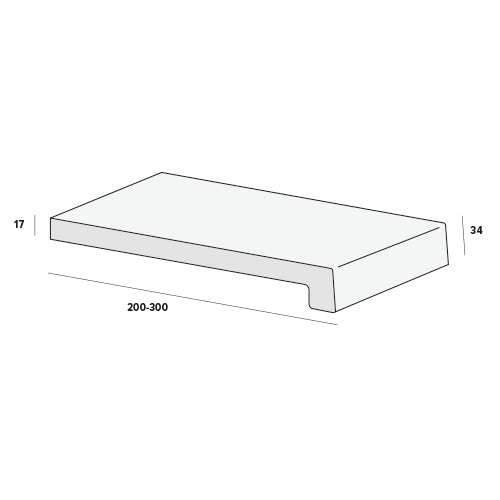 Werzalit vensterbank 20 cm