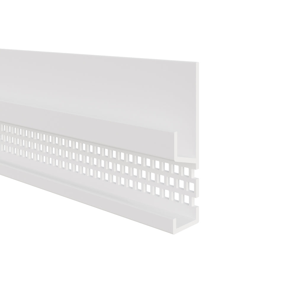 Ventilatie afsluitprofiel 65x17 mm