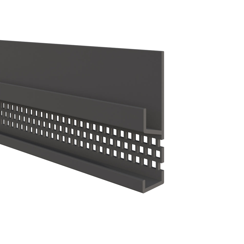Ventilatie afsluitprofiel 65x17 mm