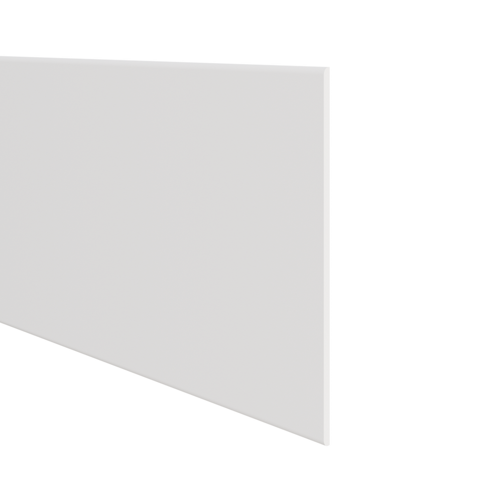 Volschuim plat 400x9 mm 2-zijdig afgerond