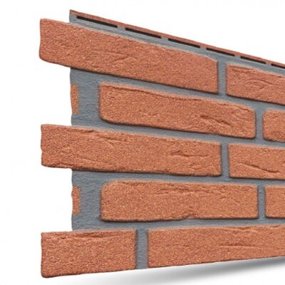 vinyBrick steenstrip 1140x430 mm grijze voeg
