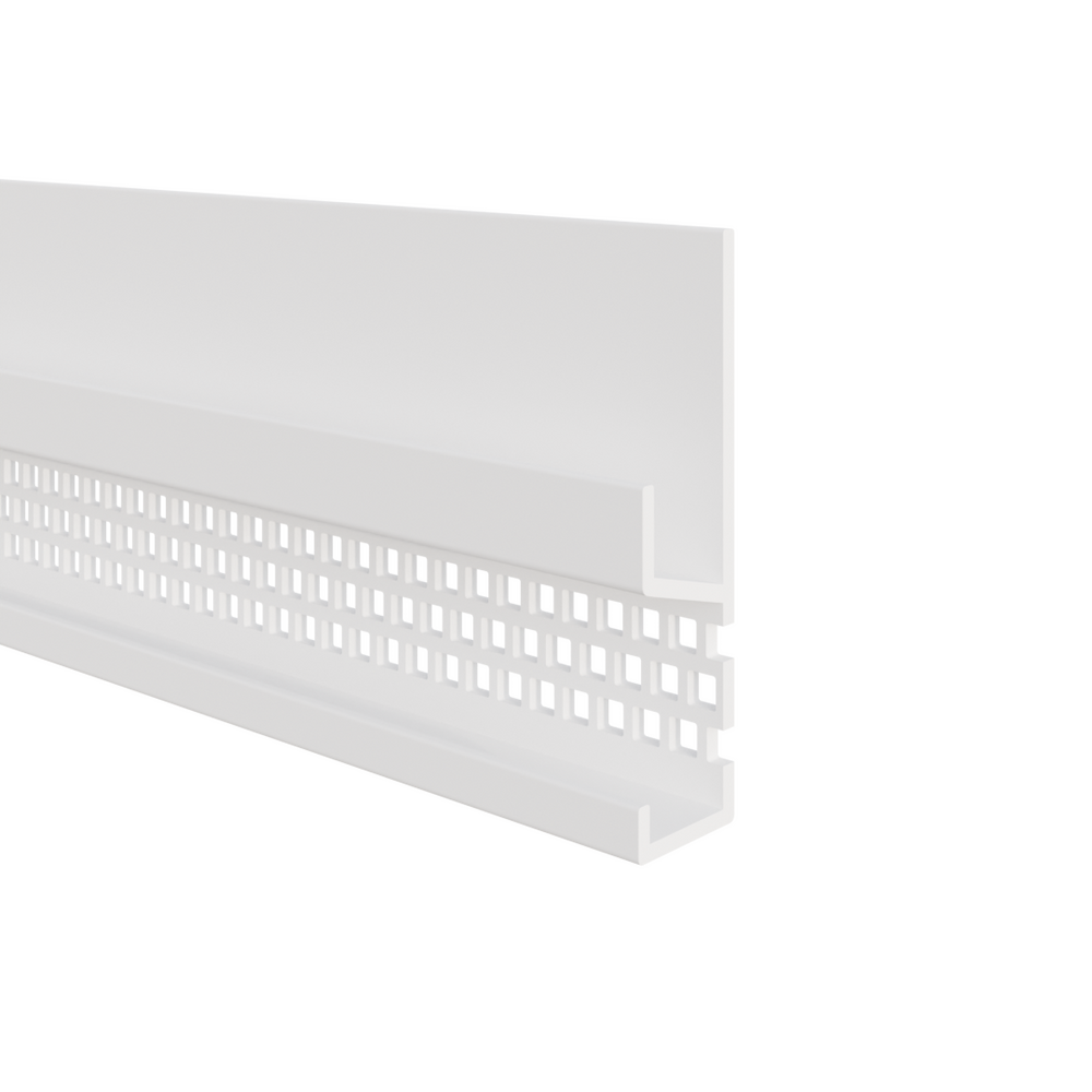 Ventilatie afsluitprofiel 65x17 mm