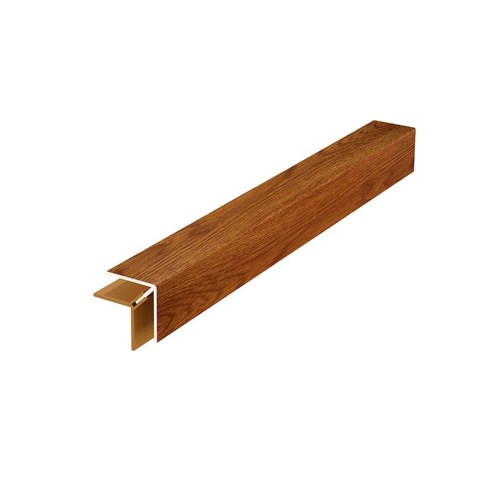 Wood design 2-delig hoekprofiel 17 mm inwendig