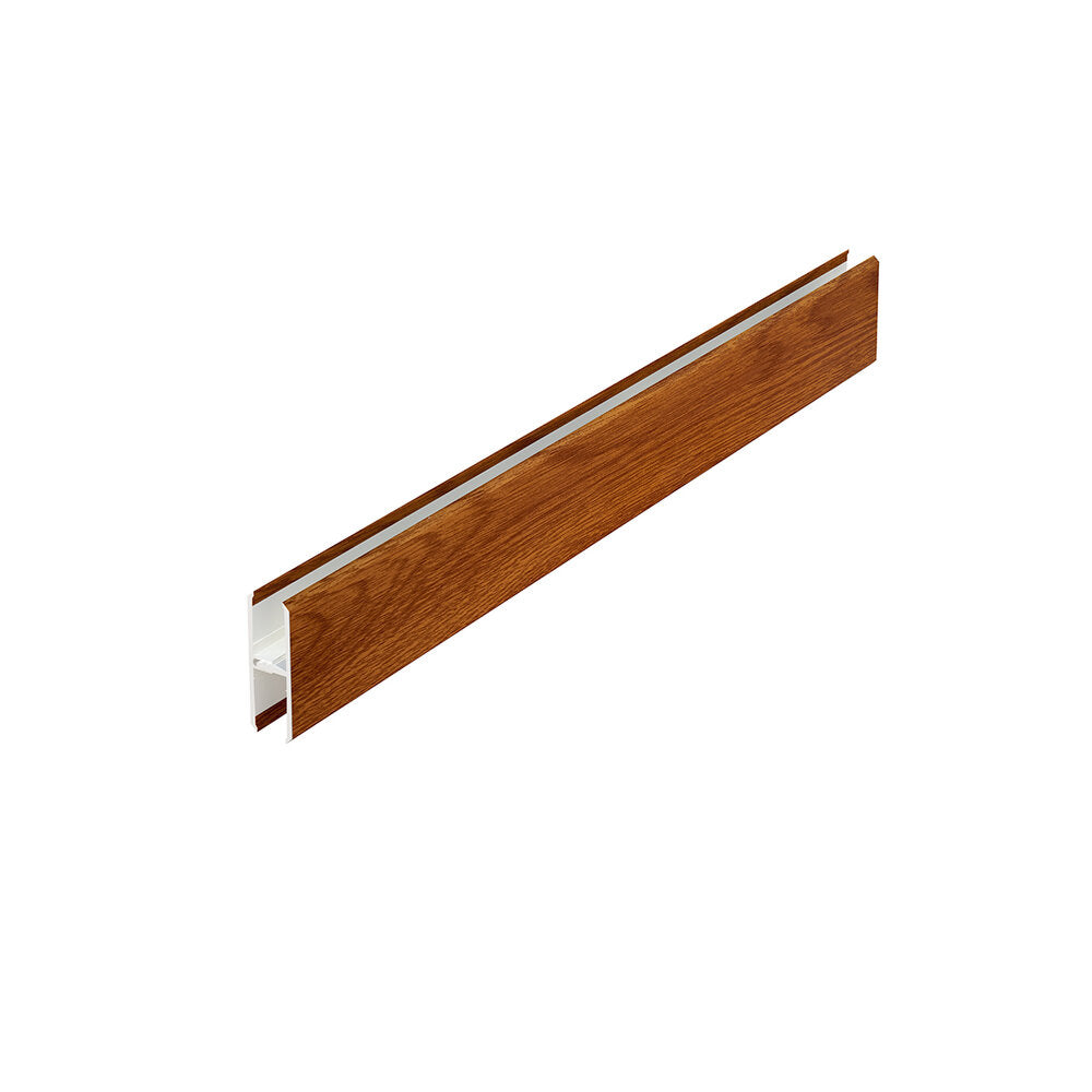 Wood design 2-del.verbindingsprofiel 17 mm inwendig