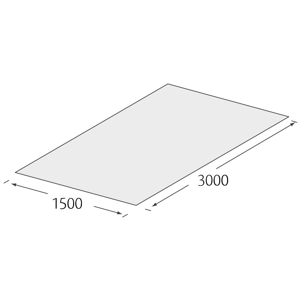 PVC plaat 3000 x 1500 x 1,5 mm